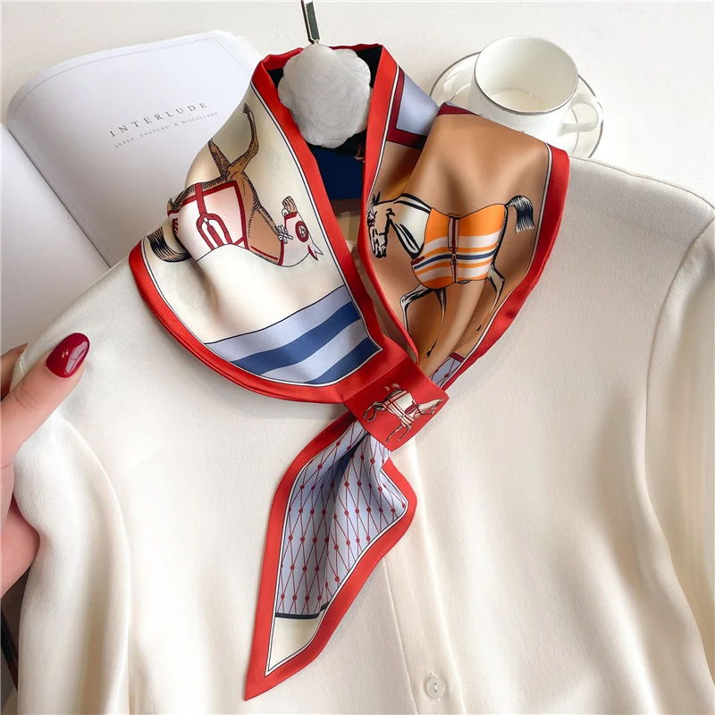 Women Fashion Necktie - Sciarpa da collo skinny di marca
