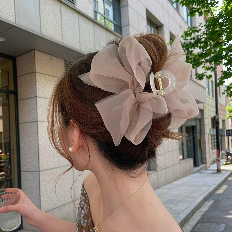 Women'S Fashion Korea - Fermagli per capelli in tulle con