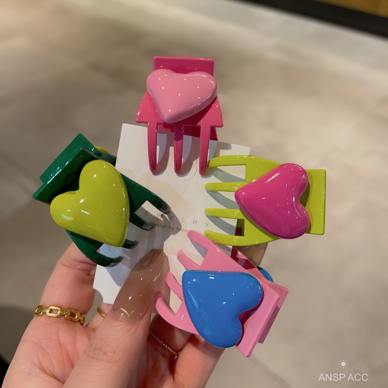 Women'S Fashion Korea - 4 pz/set Clip di Capelli Colorati