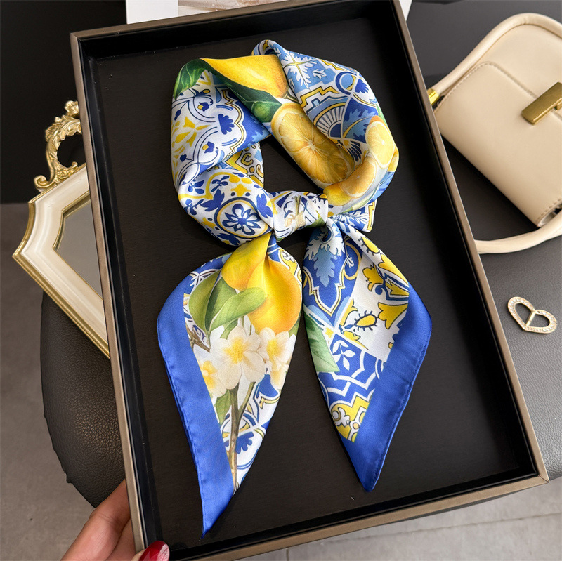 Women Fashion Necktie - 2026 nuove sciarpe quadrate di seta