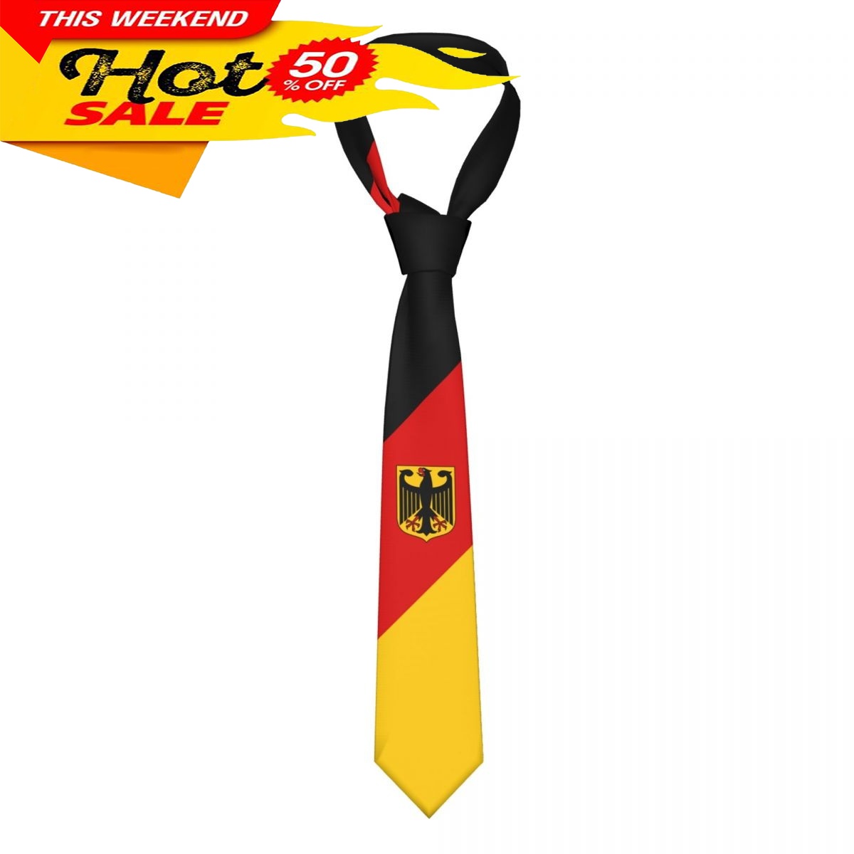 Cravatta con emblema bandiera  - Women Fashion Necktie recensione e prezzo
