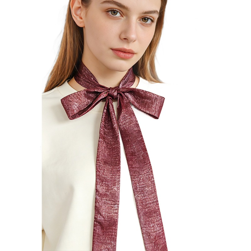 Sciarpa sottile e lucida da do - Women Fashion Necktie recensione e prezzo